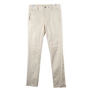 Rag & Bone Mens Jeans Beige Mid Rise Slim Skinny Leg Cotton Blend 31